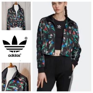 adidas ladies floral jacket